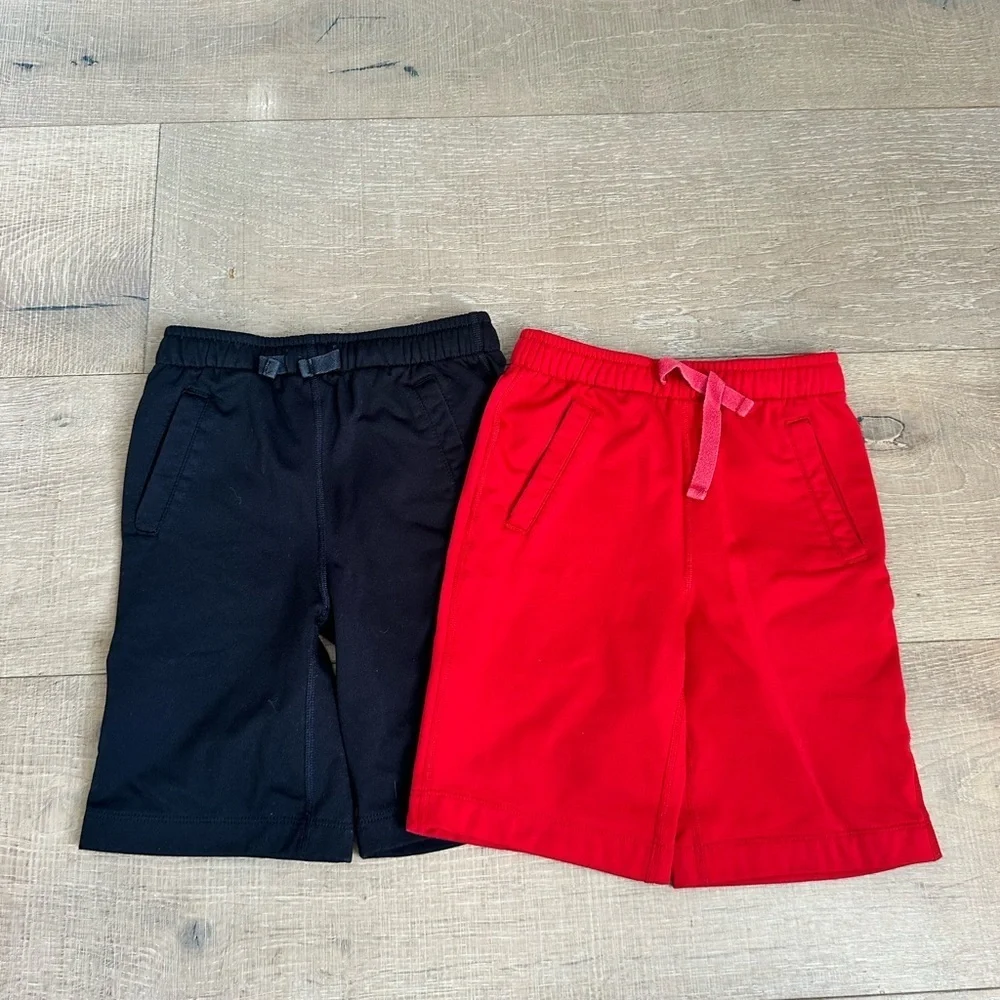 Hanna Andersson Red and Black Kids Shorts